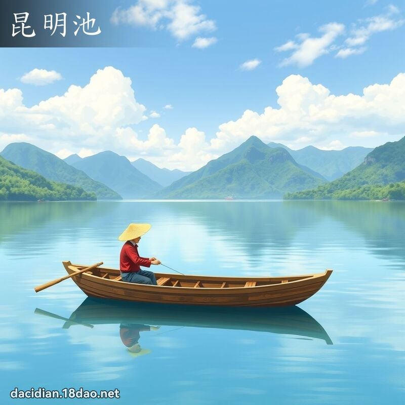 昆明池 - 國語大辭典配圖