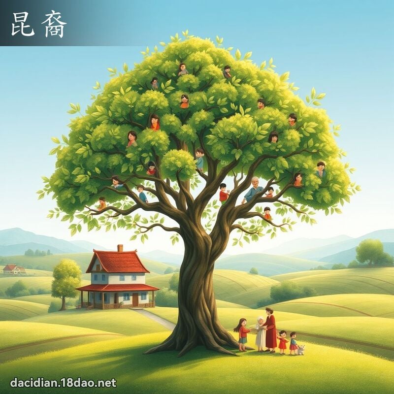 昆裔 - 国语大辞典配图