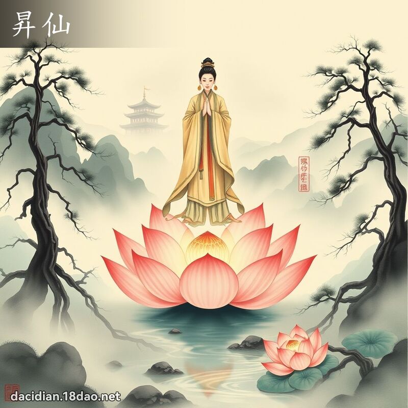 昇仙 - 國語大辭典配圖