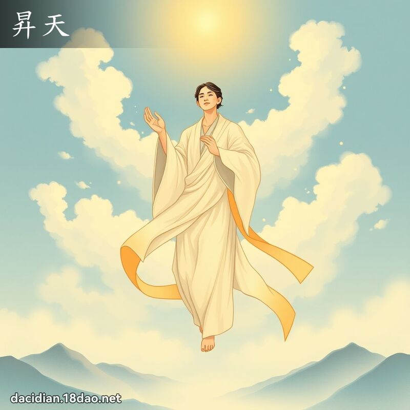 昇天 - 國語大辭典配圖