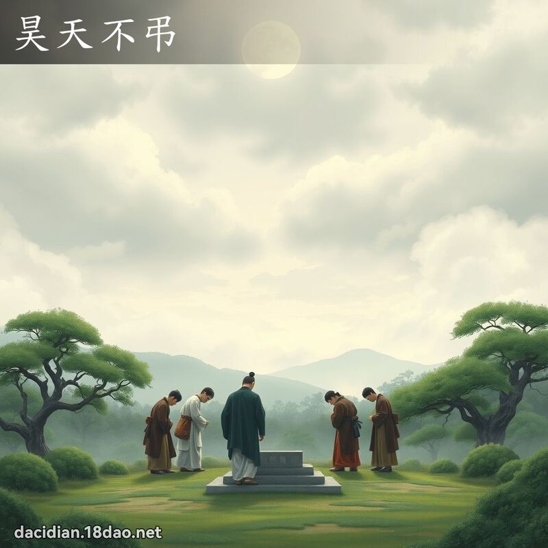 昊天不弔 - 國語大辭典配圖