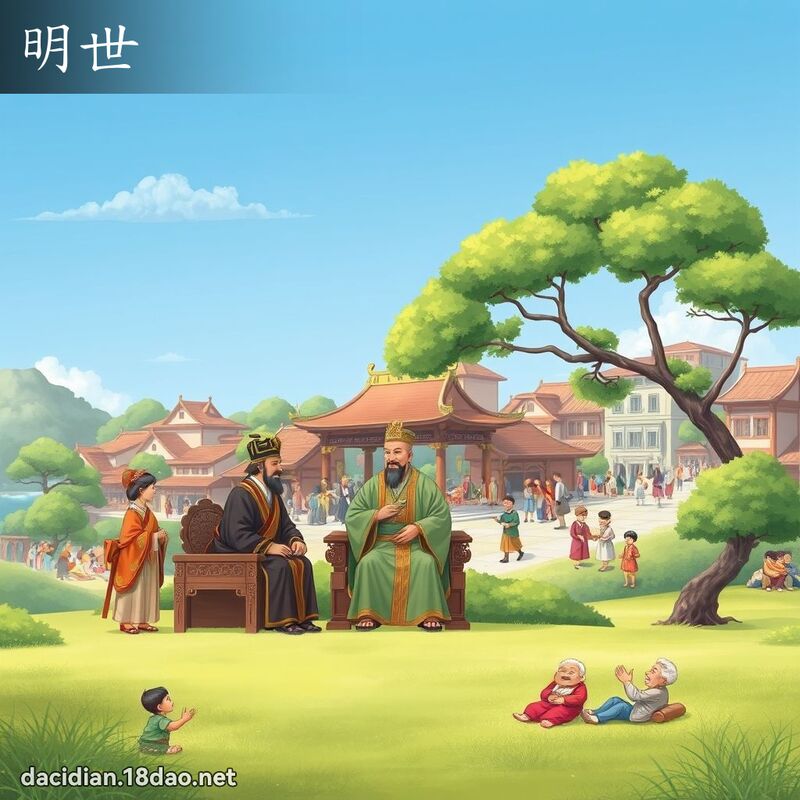 明世 - 国语大辞典配图