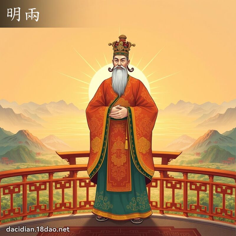 明两 - 国语大辞典配图