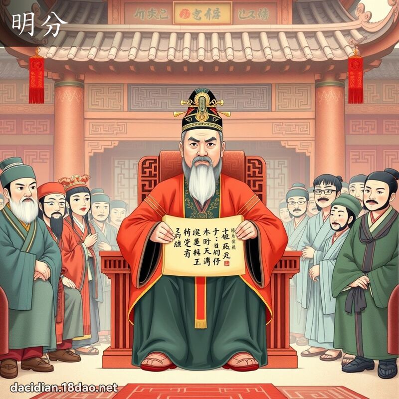 明分 - 國語大辭典配圖