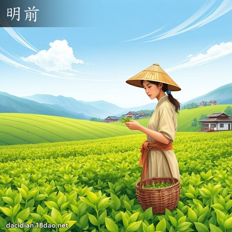 明前 - 國語大辭典配圖