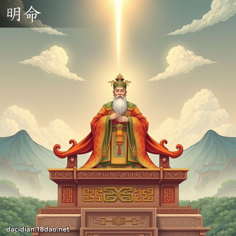 明命 - 国语大辞典配图