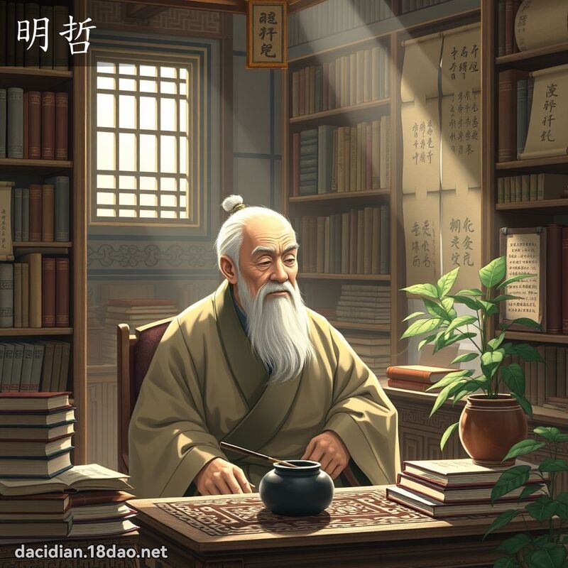 明哲 - 国语大辞典配图