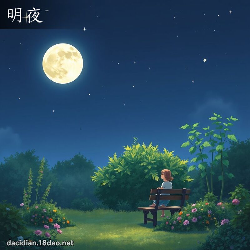 明夜 - 國語大辭典配圖