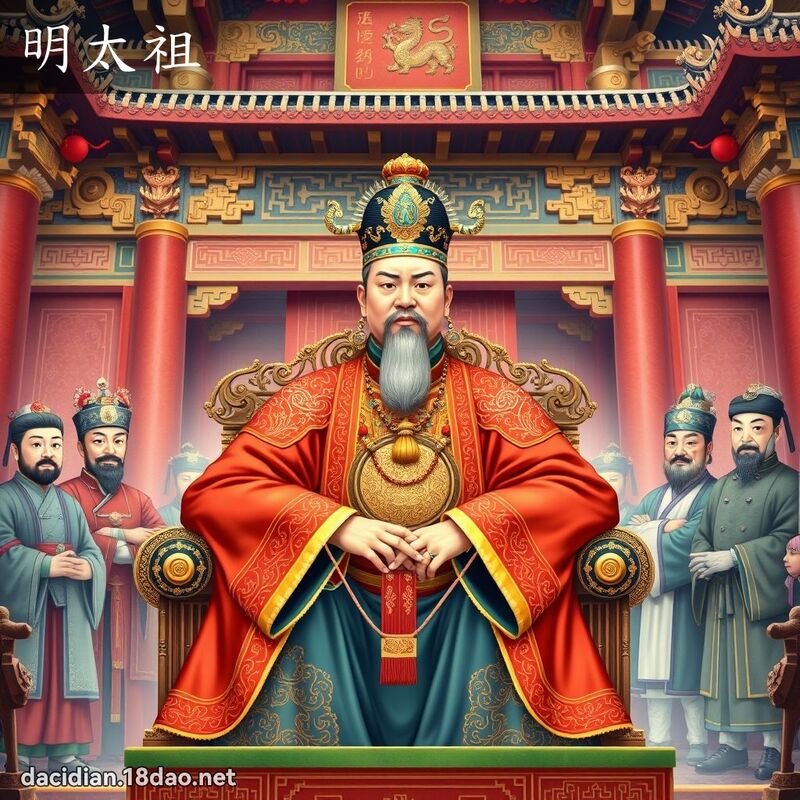 明太祖 - 國語大辭典配圖