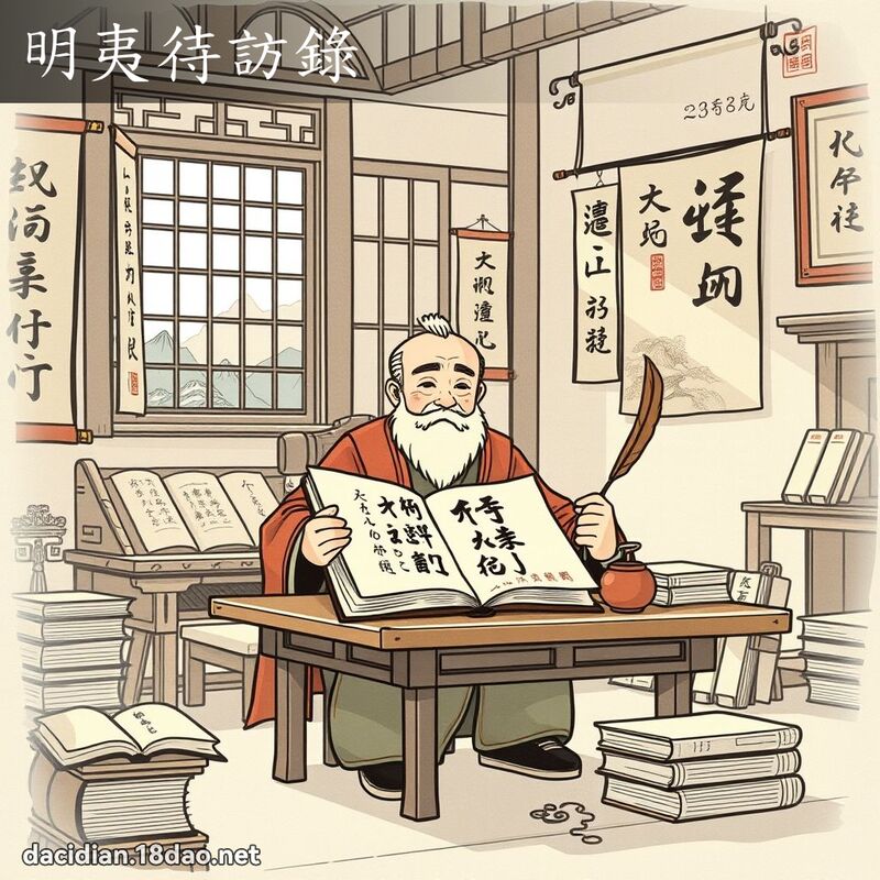 明夷待訪錄 - 國語大辭典配圖
