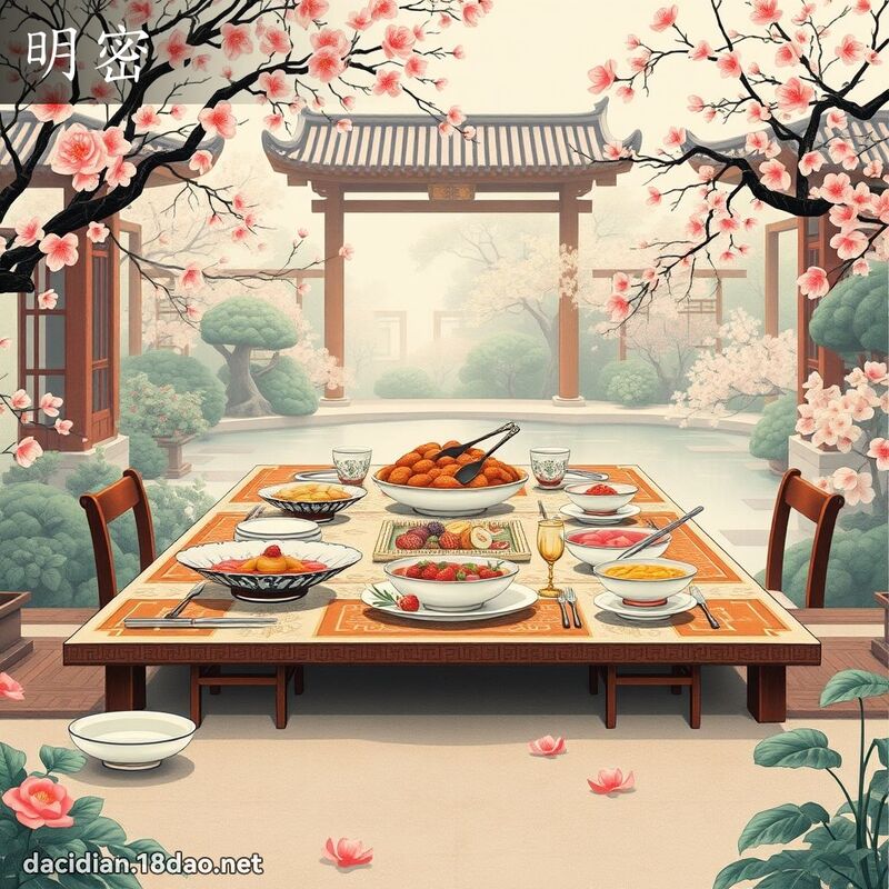 明密 - 国语大辞典配图
