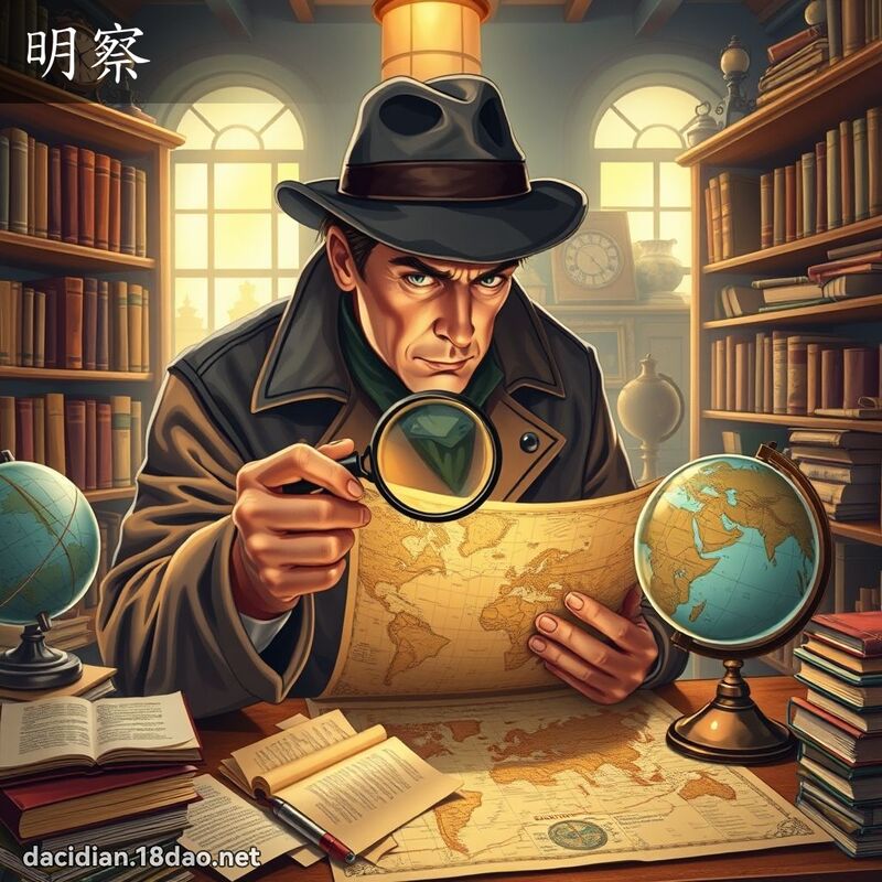 明察 - 國語大辭典配圖