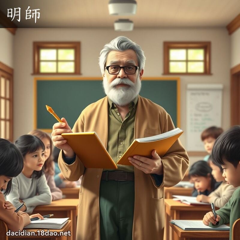 明师 - 国语大辞典配图