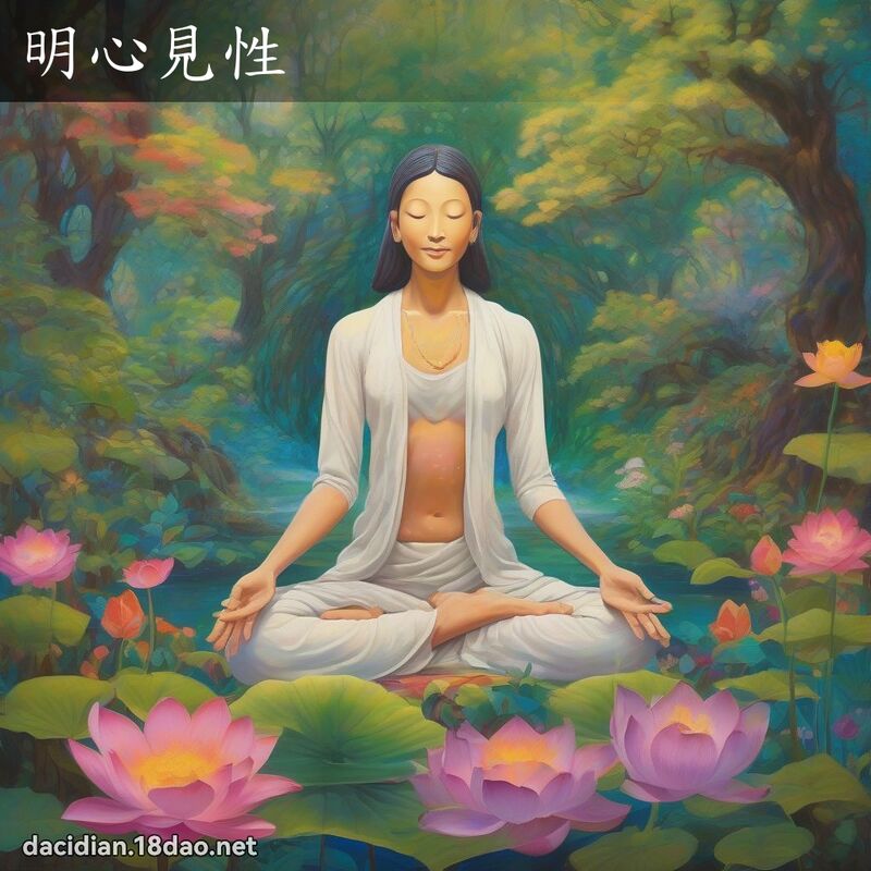 明心见性 - 国语大辞典配图