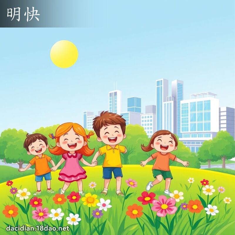 明快 - 国语大辞典配图
