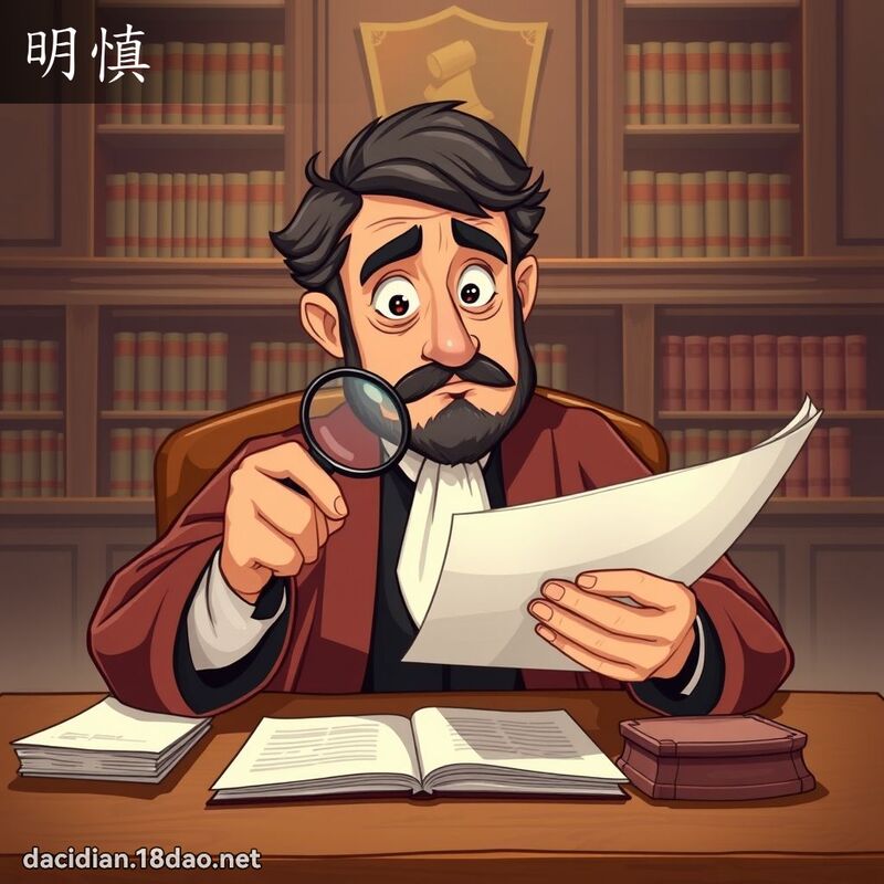 明慎 - 国语大辞典配图