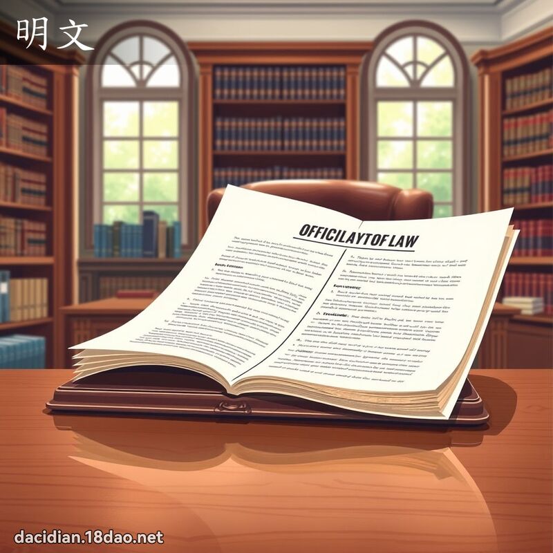 明文 - 国语大辞典配图