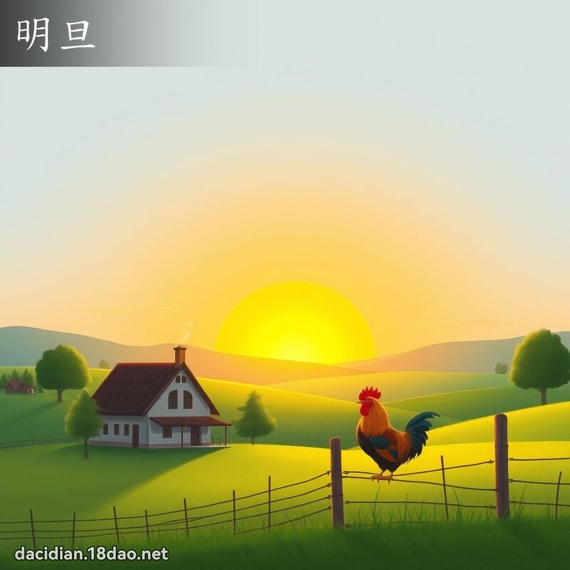 明旦 - 國語大辭典配圖