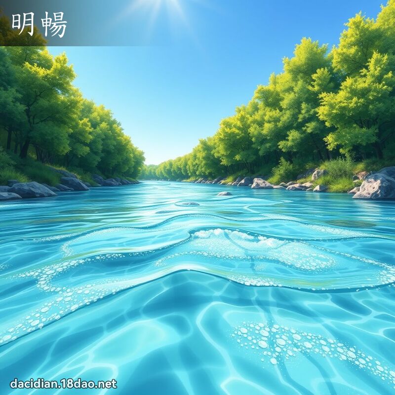 明暢 - 國語大辭典配圖