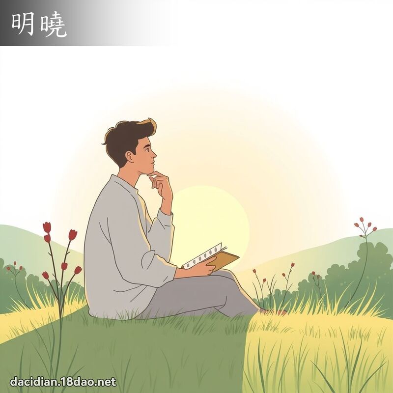 明晓 - 国语大辞典配图