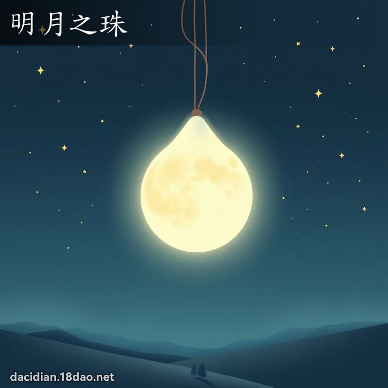 明月之珠 - 國語大辭典配圖
