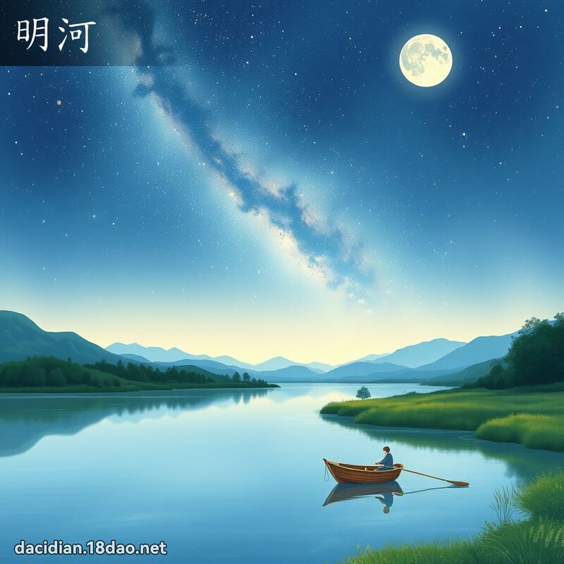 明河 - 国语大辞典配图