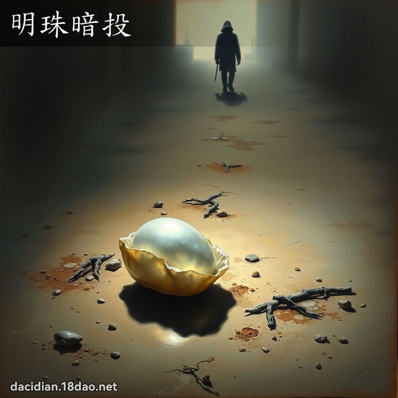 明珠暗投 - 國語大辭典配圖