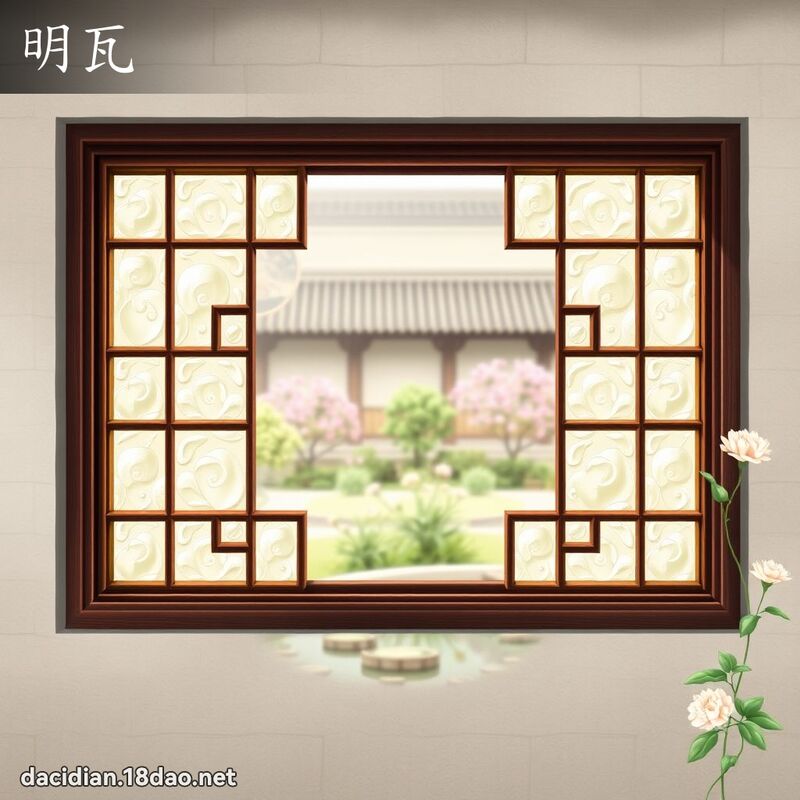 明瓦 - 国语大辞典配图