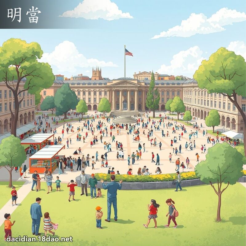 明当 - 国语大辞典配图