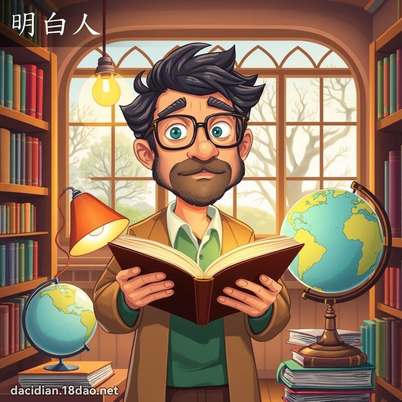 明白人 - 國語大辭典配圖