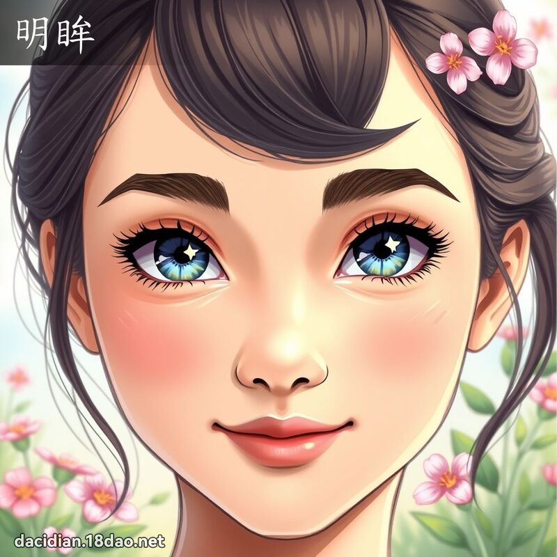 明眸 - 國語大辭典配圖