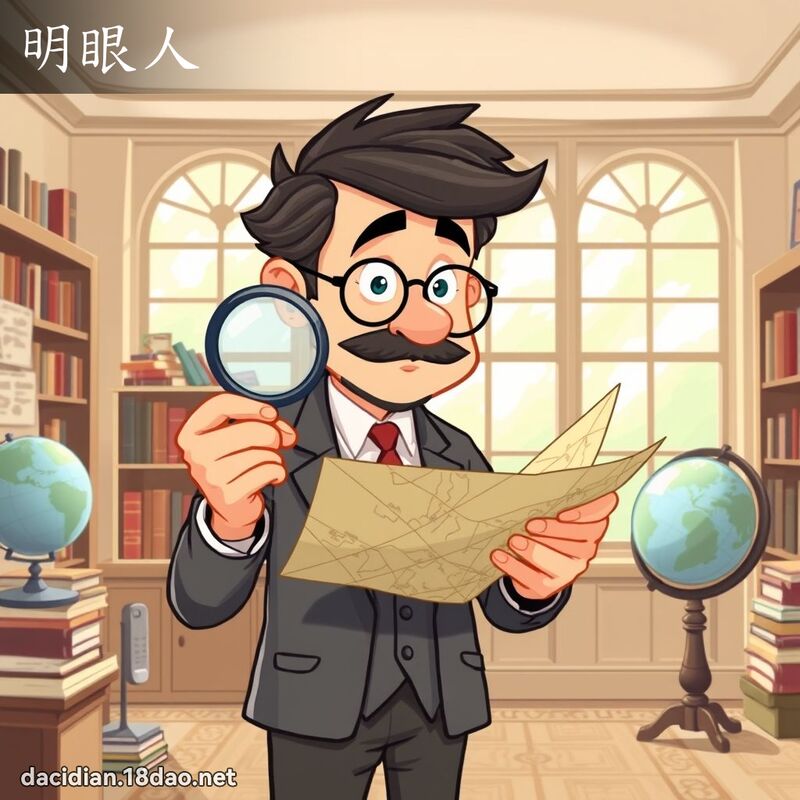 明眼人 - 國語大辭典配圖