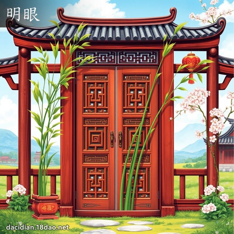 明眼 - 国语大辞典配图