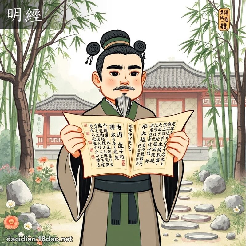 明經 - 國語大辭典配圖