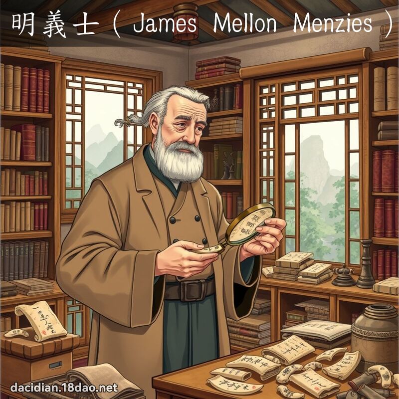 明义士（James Mellon Menzies） - 国语大辞典配图