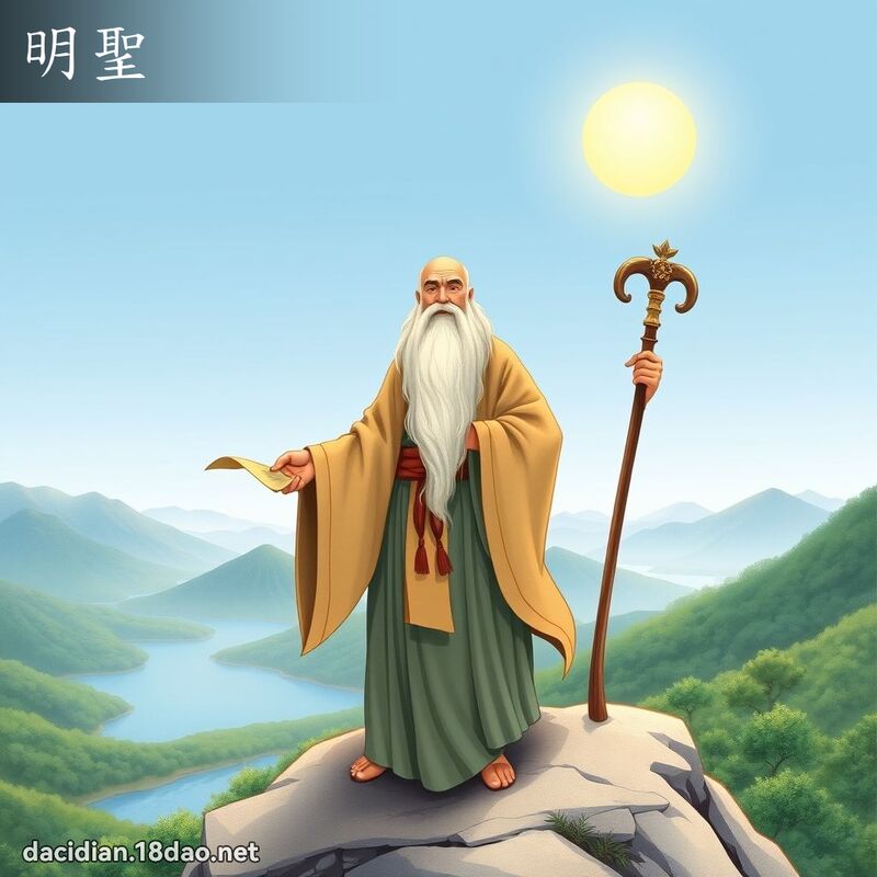 明聖 - 國語大辭典配圖