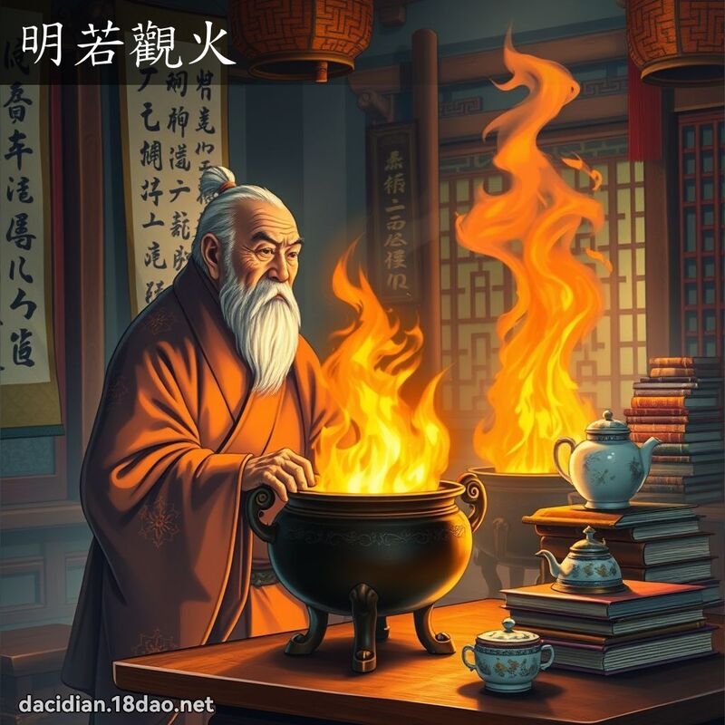 明若观火 - 国语大辞典配图