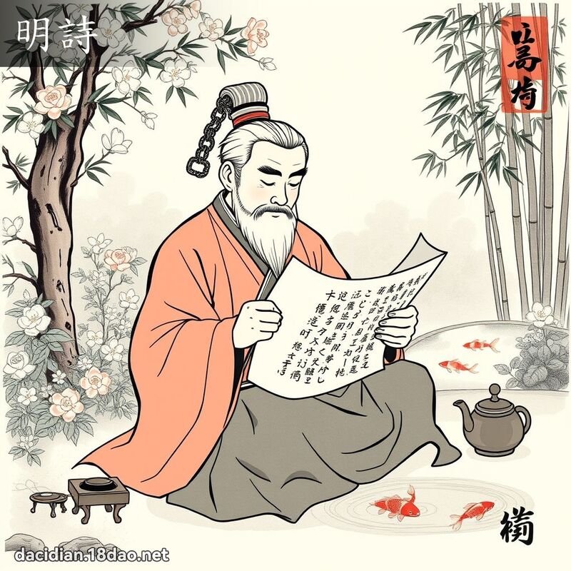 明詩 - 國語大辭典配圖