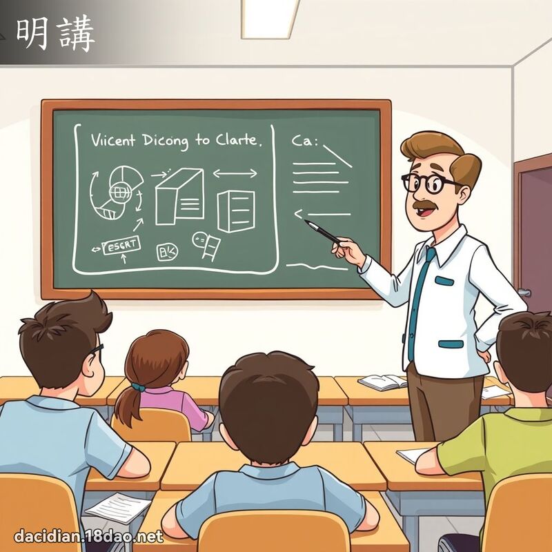 明講 - 國語大辭典配圖