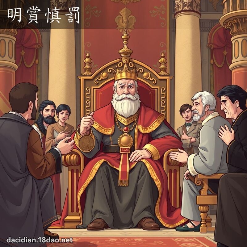 明賞慎罰 - 國語大辭典配圖
