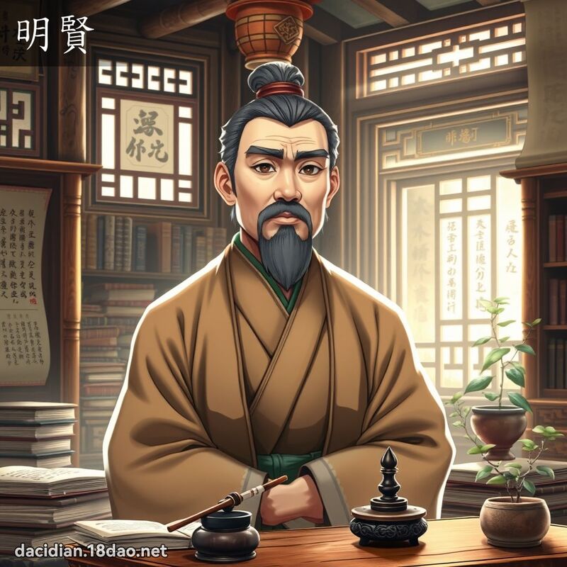 明賢 - 國語大辭典配圖