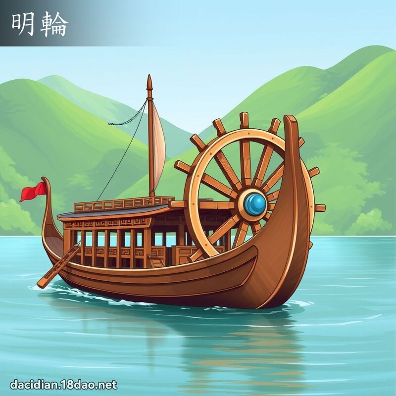 明轮 - 国语大辞典配图