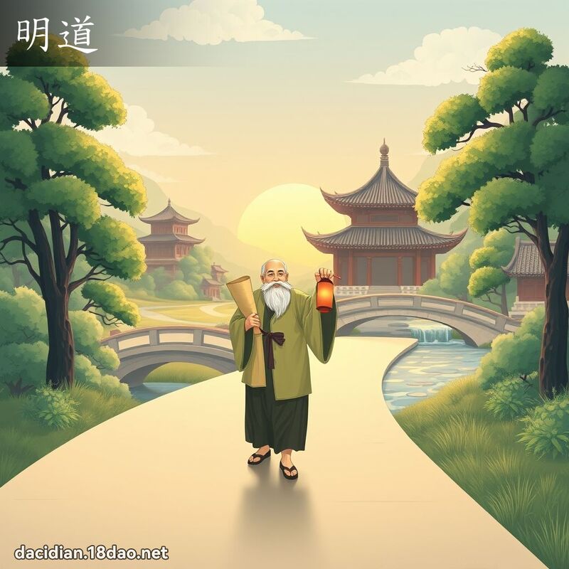 明道 - 國語大辭典配圖