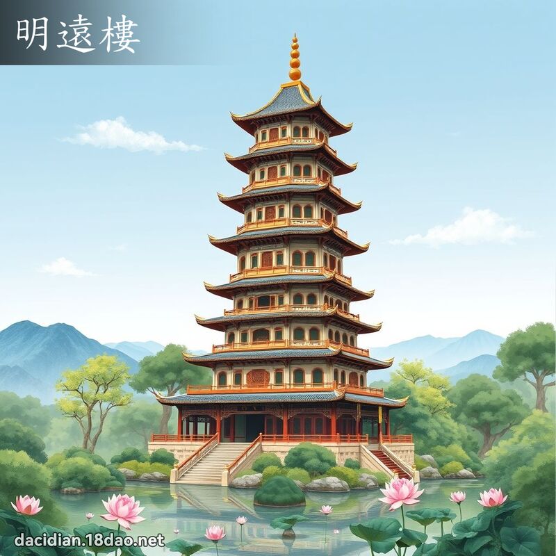 明遠樓 - 國語大辭典配圖