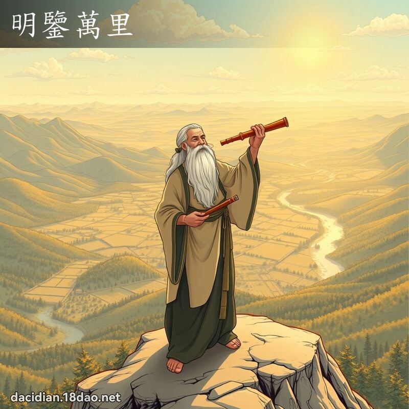 明鑒萬里 - 國語大辭典配圖