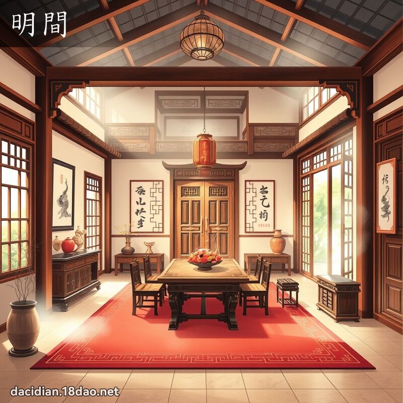 明间 - 国语大辞典配图