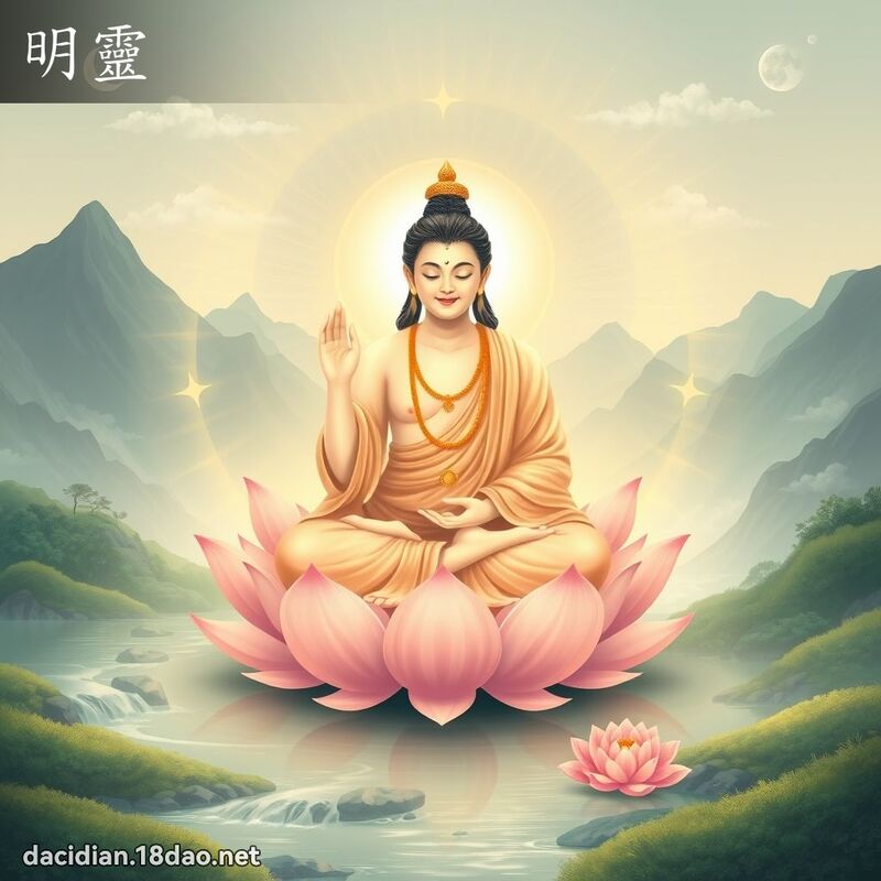 明灵 - 国语大辞典配图