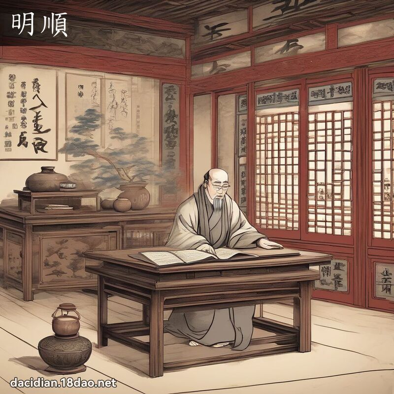 明順 - 國語大辭典配圖