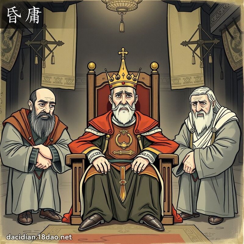 昏庸 - 国语大辞典配图