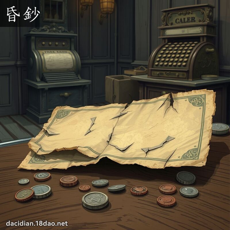 昏鈔 - 國語大辭典配圖